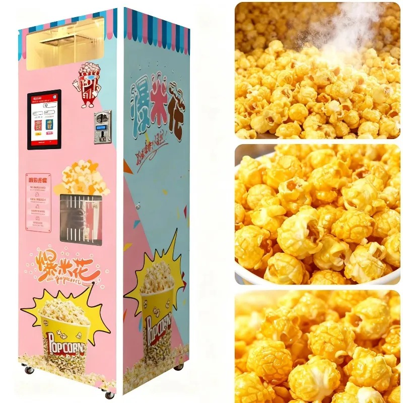 Snacks Food Usa - カスタマイズ可能なベストセラーインテリジェントハイテク自動ポップコーンメーカー、ポップコーンマシン、スナックフードポップコーンマシン、自動販売機