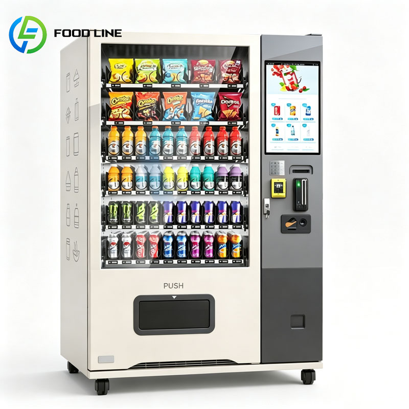Food Drink Snacks - 飲料自動販売機、業務用自動冷蔵ドリンクディスペンサー、スナックフードスマートリテールキオスク、カスタマイズ可能