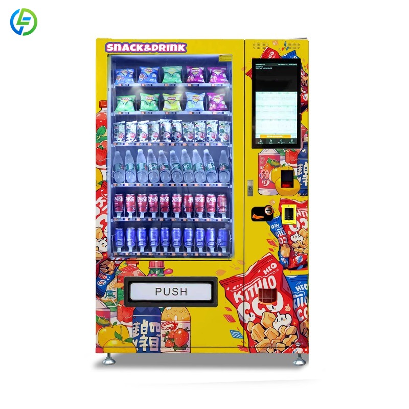 Food Drink Snacks - カスタマイズ可能な24時間営業の食品・飲料・スナック自動販売機、コイン・紙幣・カード対応、CE認証取得済み、オフィス・学校・ホテル向け