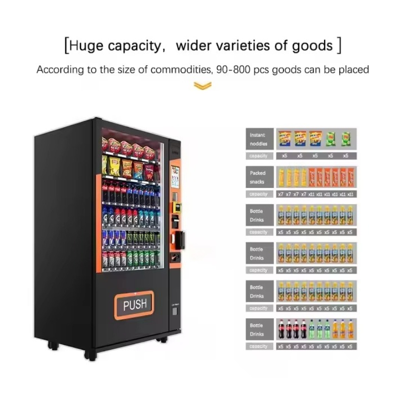 カスタマイズ可能なタッチスクリーン式スマートミニドリンク＆ス - Food Drink Snacks のレビューと価格