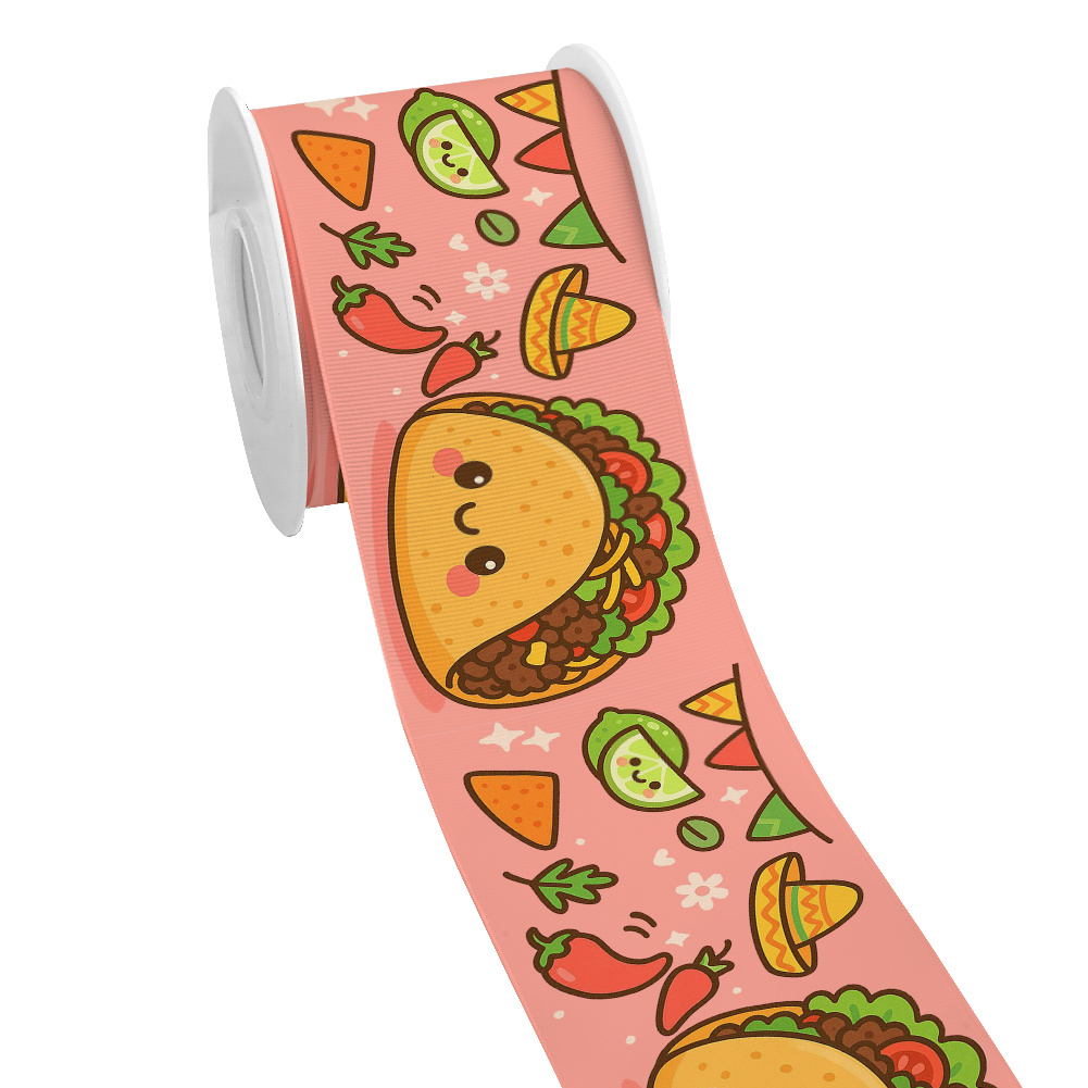 タコススナック5ヤードメキシカンフード漫画プリントグログラン - Food Snacks Pictures のレビューと価格