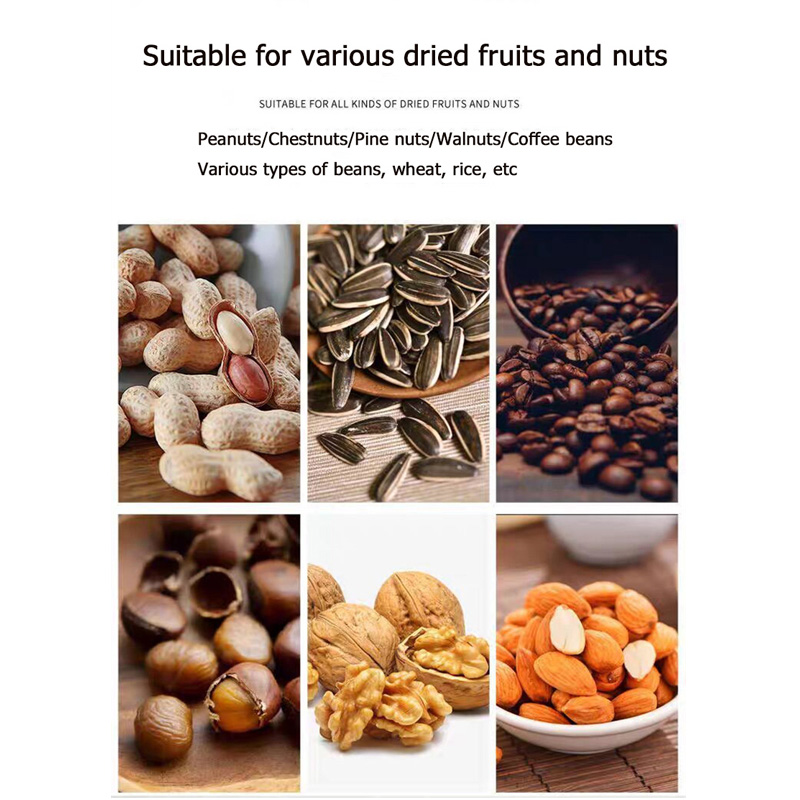 30台の自動焙煎機、カシューナッツ、アーモンド、ココア豆、ピ - Roasted Nut Mix のレビューと価格