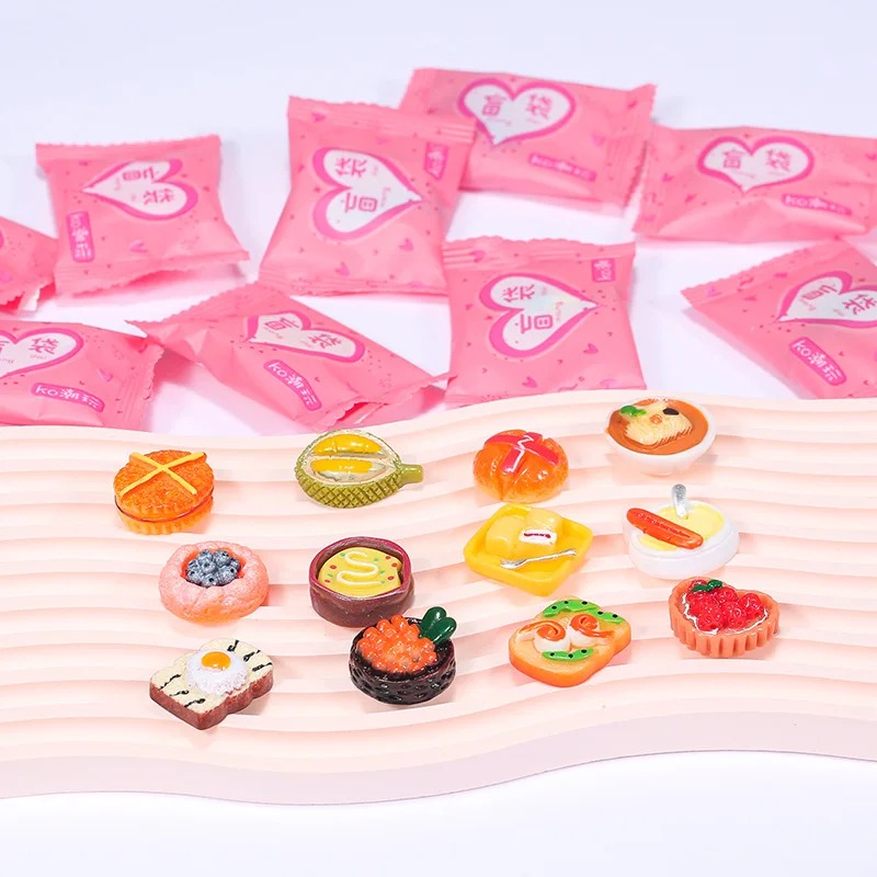 ランダムスタイルバッグミニチュア食品玩具ミニモデルおもちゃシ - Food Drink Snacks のレビューと価格